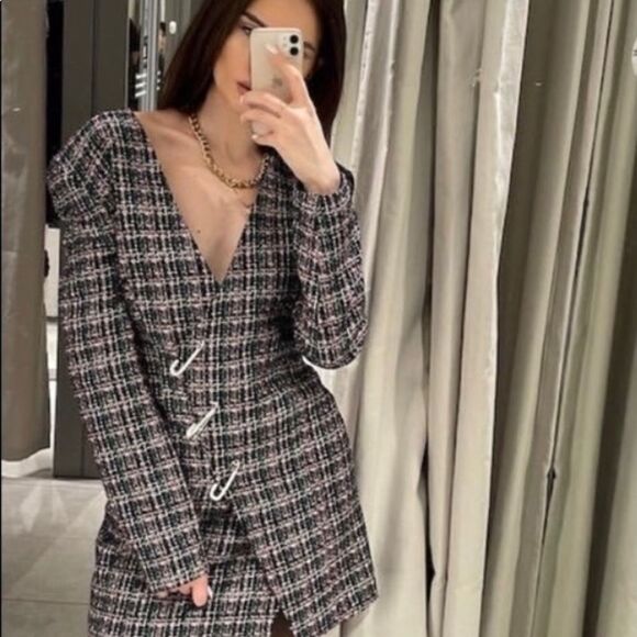 Zara structured blazer dress - Picture 2 of 14